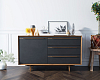 Комод "Brun Blacki" с ящиками и дверкой арт BR-02Black 100_100_1934516